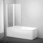 Ravak 10° - Paroi de baignoire en deux parties 10CVS2, gauche, 990x1500 mm, blanc/verre transparent 7QLA0103Z1