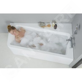 Ravak 10° - Baignoire asymétrique 170 R, 1700x1000 mm, droite, blanc C821000000
