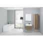 Ravak 10° - Baignoire asymétrique 170 L, 1700x1000 mm, gauche, blanc C811000000