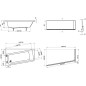 Ravak 10° - Baignoire asymétrique 160 R, 1600x950 mm, droite, blanc C841000000 Ravak 10° - Baignoire asymétrique 160 R, 1600x950 mm, droite, blanc C841000000