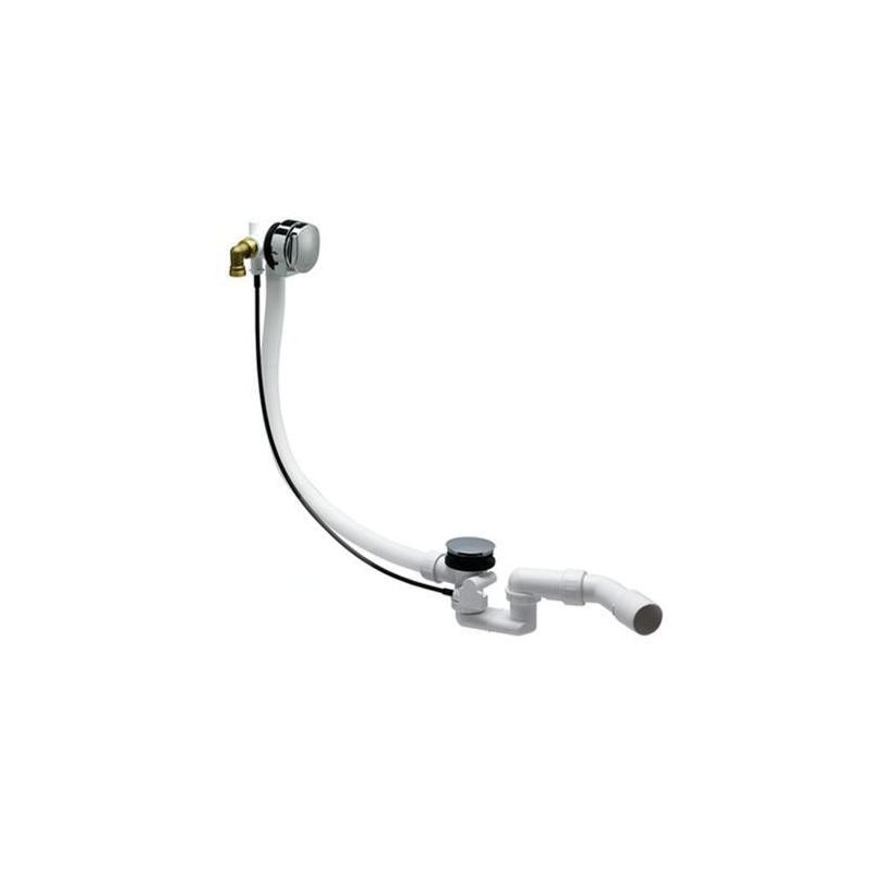 Laufen Pro - Bonde et trop-plein pour baignoire, avec remplissage, chrome H2951110040001