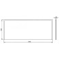 Kolo Uni 2 - Face avant pour baignoire, 1400 mm, blanc PWP2341000 Kolo Uni 2 - Face avant pour baignoire, 1400 mm, blanc PWP2341000