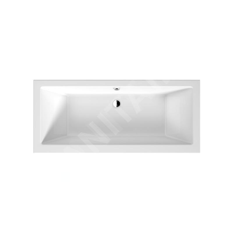 Jika Cubito Pure - Baignoire 1700x750 mm, vidage au centre, blanc H2264200000001 Jika Cubito Pure - Baignoire 1700x750 mm, vidage au centre, blanc H2264200000001
