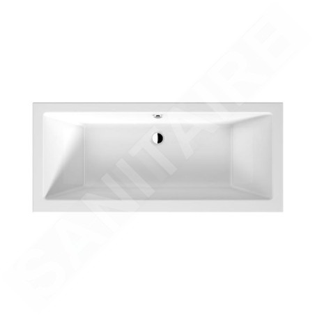 Jika Cubito Pure - Baignoire 1700x750 mm, vidage au centre, blanc H2264200000001