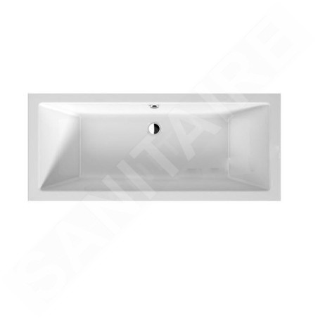 Jika Cubito Pure - Baignoire 1800x800 mm, vidage au milieu, blanc H2254200000001