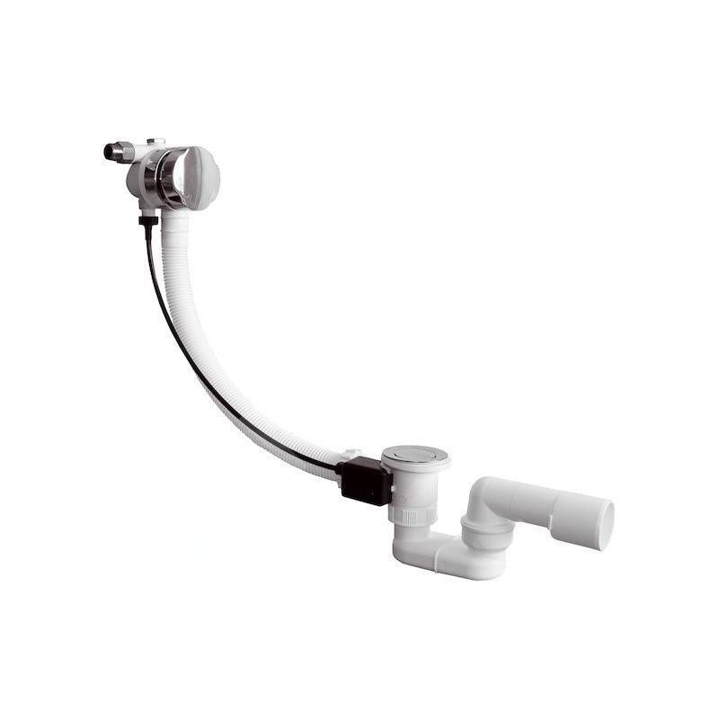 Jika Deep - Set de garniture de vidage de baignoire 550 s avec trop-plein, câble de bowden, plastique H2948170040001 Jika Deep - Set de garniture de vidage de baignoire 550 s avec trop-plein, câble de bowden, plastique H2948170040001