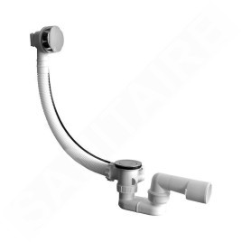 Jika Deep - Set bonde et trop-plein de baignoire 550, bowden, plastique H2948150040001