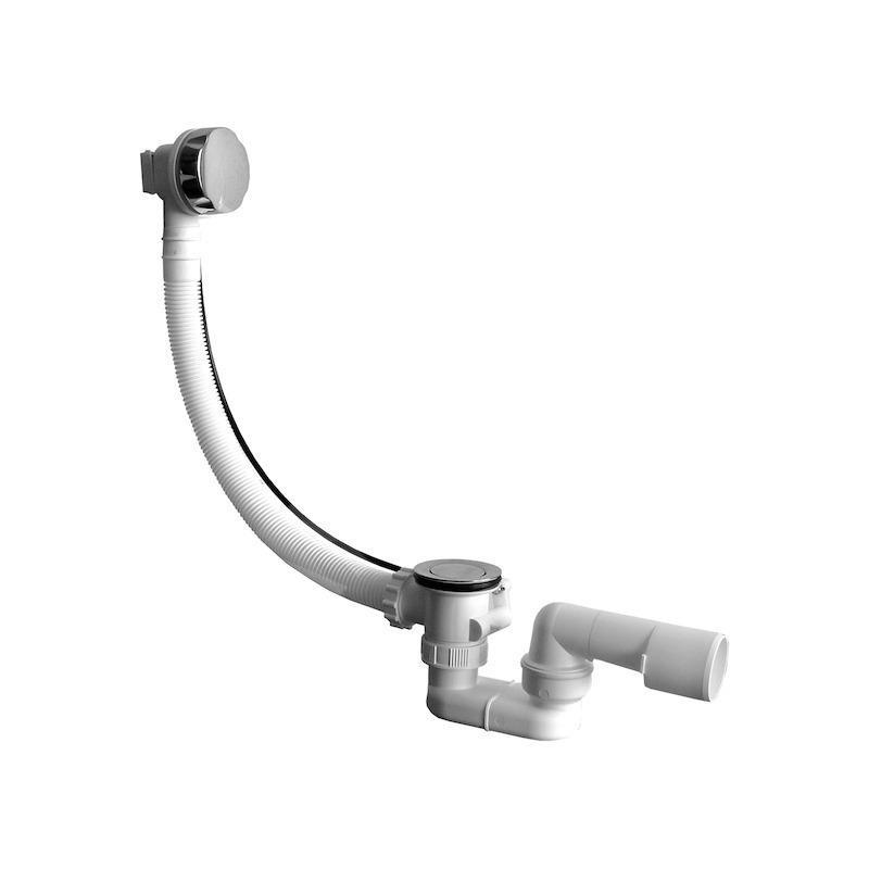 Jika Deep - Set bonde et trop-plein de baignoire 550, bowden, plastique H2948150040001