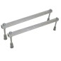 Jika Cubito - Pieds pour baignoires de largeur 700 mm, métal H2948320000001