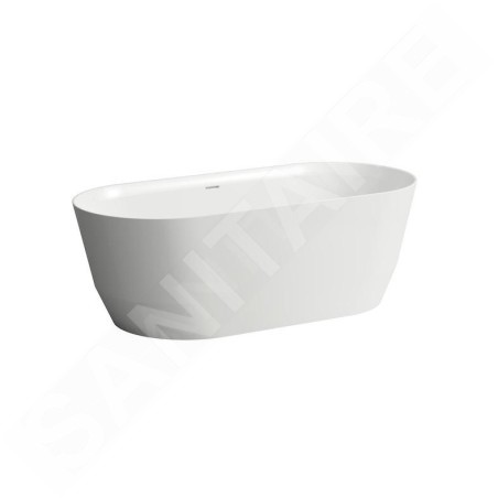 Laufen Pro - Baignoire ilôt 1650x750x550 mm, avec bonde, blanc H2399520000001