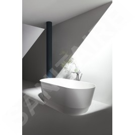 Laufen Pro - Baignoire ilôt 1650x750x550 mm, avec bonde, blanc H2399520000001