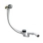 Laufen Il Bagno Alessi One - Bonde et trop-plein pour baignoire, avec remplissage Exafill, chrome H2944980040001