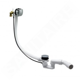 Laufen Accessoires - Bonde et trop-plein pour baignoire, avec remplissage Exafill, chrome H2951120040001