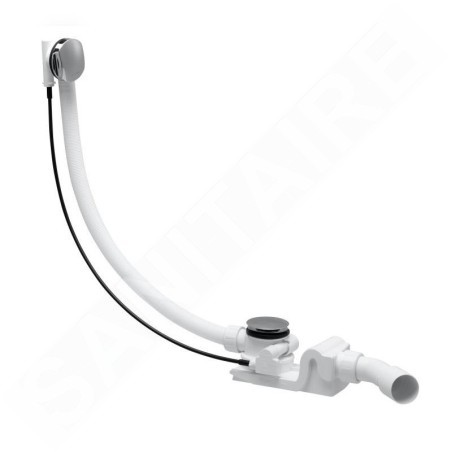 Laufen Accessoires - Garniture de vidage et trop-plein pour baignoire, chrome H2944570000001