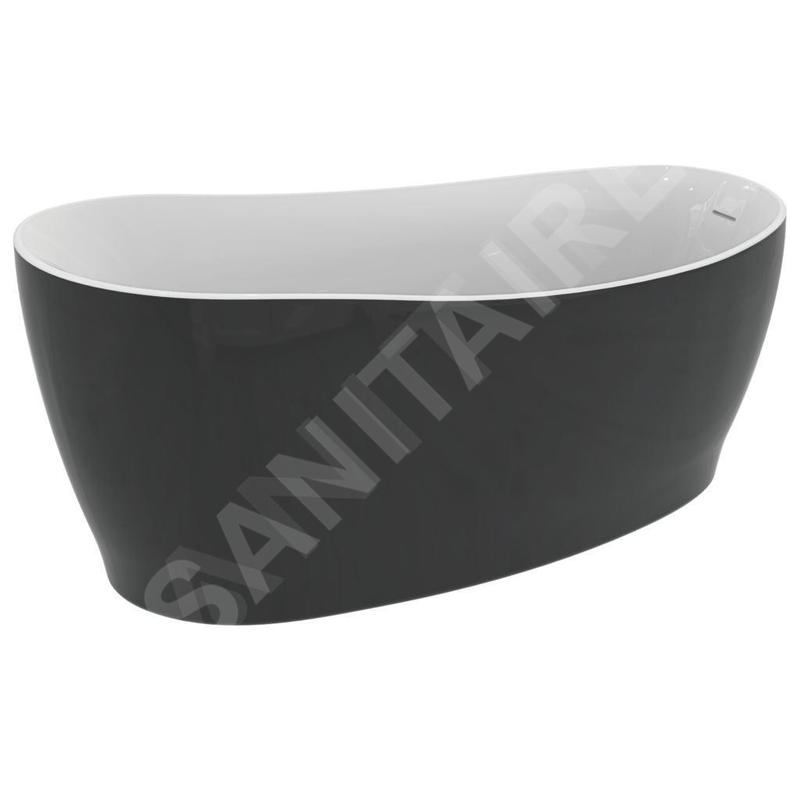 Ideal Standard Around - Baignoire îlot asymétrique 1800x850 mm, blanc brillant/noir brillant K8715V2 Ideal Standard Around - Baignoire îlot asymétrique 1800x850 mm, blanc brillant/noir brillant K8715V2