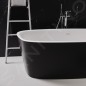 Ideal Standard Dea - Baignoire îlot 1700x750 mm, blanc mat/noir mat K8720V3 Ideal Standard Dea - Baignoire îlot 1700x750 mm, blanc mat/noir mat K8720V3