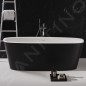 Ideal Standard Dea - Baignoire îlot 1700x750 mm, blanc mat/noir mat K8720V3 Ideal Standard Dea - Baignoire îlot 1700x750 mm, blanc mat/noir mat K8720V3