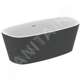 Ideal Standard Dea - Baignoire îlot 1900x900 mm, blanc mat/noir mat K8722V3