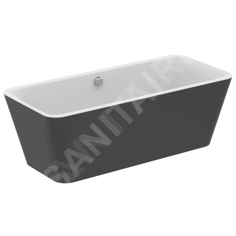 Ideal Standard Tonic II - Baignoire îlot 1800x800 mm, blanc mat/noir mat K8726V3 Ideal Standard Tonic II - Baignoire îlot 1800x800 mm, blanc mat/noir mat K8726V3