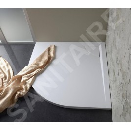 Polysan Receveurs de douche - Receveur de douche LUSSA avec cache siphon, 900x900 mm, R550, blanc 71602