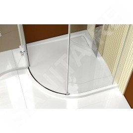 Polysan Receveurs de douche - Receveur de douche LUSSA avec cache siphon, 900x900 mm, R550, blanc 71602