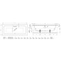Bette One - Baignoire encastrable 1700x750 mm, 1 trou pour poignée, blanc 3312-0001GR Bette One - Baignoire encastrable 1700x750 mm, 1 trou pour poignée, blanc 3312-0001GR