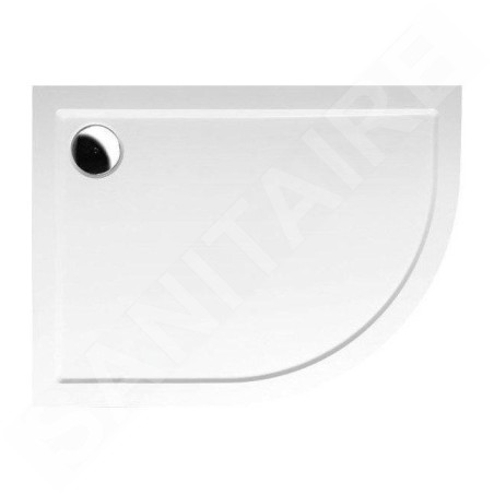 Polysan Receveurs de douche - Receveur de douche RENA L, 1000x800 mm, R550, gauche, blanc 75511