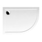 Polysan Receveurs de douche - Receveur de douche RENA L, 1000x800 mm, R550, gauche, blanc 75511 Polysan Receveurs de douche - Receveur de douche RENA L, 1000x800 mm, R550, gauche, blanc 75511