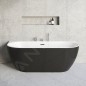 Ravak Freedom - Baignoire autoportante 1660x800 mm, noir/blanc XC00100027 Ravak Freedom - Baignoire autoportante 1660x800 mm, noir/blanc XC00100027