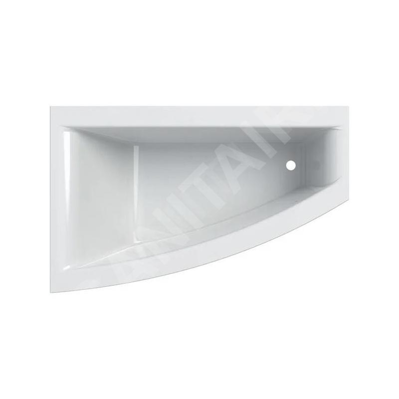 Geberit Selnova Square - Baignoire asymétrique 1700x1050x470 mm, gauche, blanc 554.293.01.1 Geberit Selnova Square - Baignoire asymétrique 1700x1050x470 mm, gauche, blanc 554.293.01.1