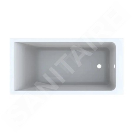 Geberit Selnova Square - Baignoire 1700x750x420 mm, blanc 554.385.01.1