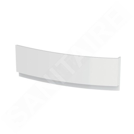 Geberit Selnova Square - Panneau frontal pour baignoire asymétrique,1700 mm, blanc 554.892.01.1