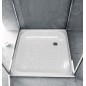 Aqualine Receveurs - Receveur de douche émaillé, 800x800x160 mm, blanc PD80x80 Aqualine Receveurs - Receveur de douche émaillé, 800x800x160 mm, blanc PD80x80