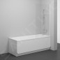 Ravak Nexty - Pare-baignoire 800x1400 mm, blanc/verre clair 7O840100Z1
