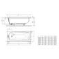 Ideal Standard i.Life - Baignoire 1700x800 mm, blanc T476101 Ideal Standard i.Life - Baignoire 1700x800 mm, blanc T476101