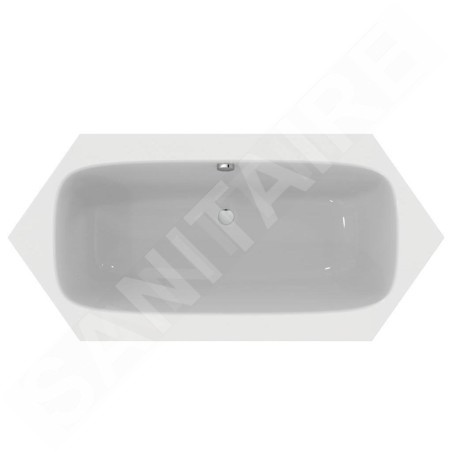 Ideal Standard i.Life - Baignoire Hexagon 1900x900 mm, blanc T476701