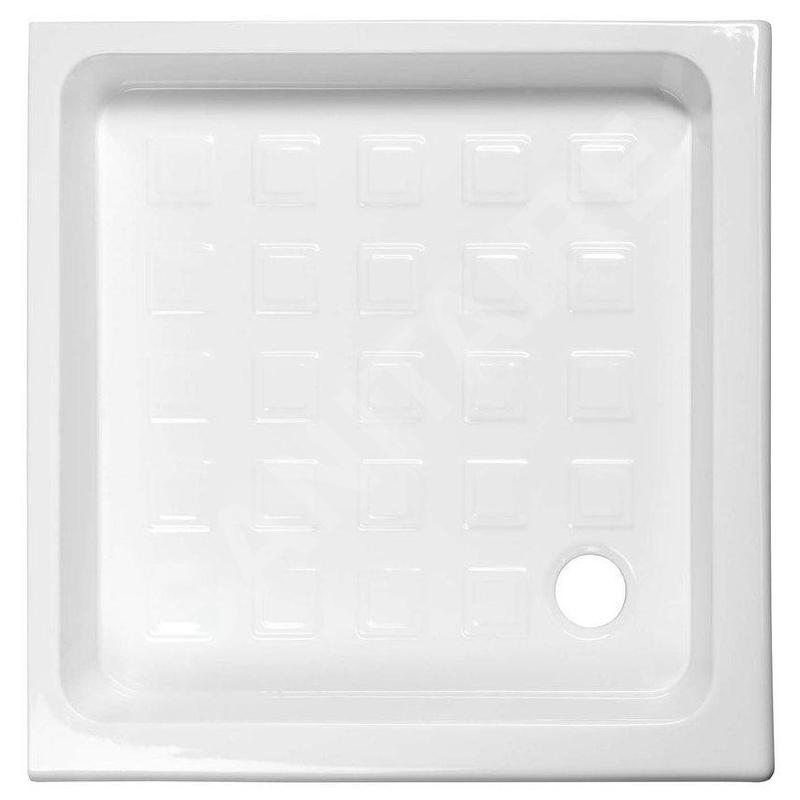 Sapho Kerasan Retro - Receveur de douche en céramique, carré 90x90x20 cm, blanc 133801 Sapho Kerasan Retro - Receveur de douche en céramique, carré 90x90x20 cm, blanc 133801