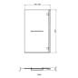 Ideal Standard i.Life - Paroi de baignoire avec porte-serviette, 900 mm, droite, silver bright / verre clair T4888EO