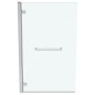 Ideal Standard i.Life - Paroi de baignoire avec porte-serviette, 900 mm, gauche, silver bright / verre clair T4889EO