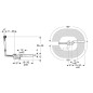 Geberit Accessoires - Garniture de vidage et de trop-plein pour baignoire avec remplissage, longueur 260 mm, kit pour