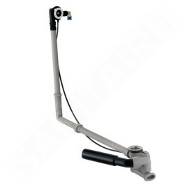 Geberit Accessoires - Garniture de vidage et de trop-plein pour baignoire avec remplissage, longueur 730 mm, chrome 150.701.00.6