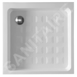 Sapho Kerasan Retro - Receveur de douche en céramique, carré 90x90x20 cm, blanc 133801