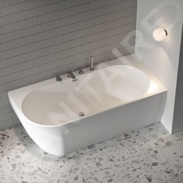 Ravak Freedom Corner - Baignoire 170x80 cm, pour mur à droite, blanc XC00100040