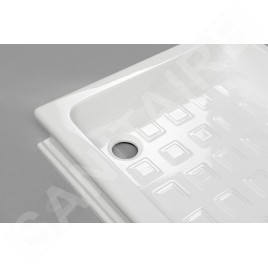 Sapho Kerasan Retro - Receveur de douche en céramique, carré 90x90x20 cm, blanc 133801