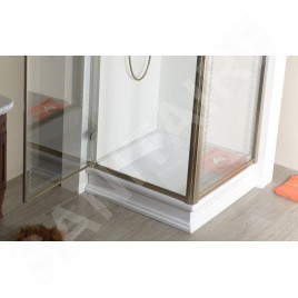 Sapho Kerasan Retro - Receveur de douche en céramique, carré 90x90x20 cm, blanc 133801