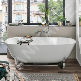 Villeroy & Boch Antheus - Baignoire en îlot 155x75 cm, blanc alpin UBQ155ANH7F400V-01