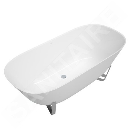Villeroy & Boch Antheus - Baignoire en îlot 175x80 cm, blanc alpin UBQ175ANH7F400V-01