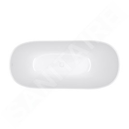 Villeroy & Boch Theano - Baignoire en îlot, 170x75 cm, SilentFlow, blanc alpin UBQ170ANH7F200TV01