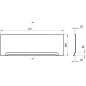 Ravak Panneaux de bain - Tablier frontal pour baignoires, 160 cm, blanc X000001696 Ravak Panneaux de bain - Tablier frontal pour baignoires, 160 cm, blanc X000001696