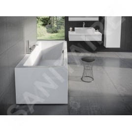 Ravak Panneaux de bain - Panneau latéral pour baignoires, 68 cm, gauche, blanc X000001699